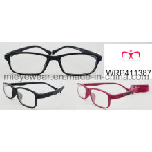 Nova borracha de moda de acabamento de borracha templo crianças óculos Eyewearframe moldura óptica (wrp411387)
